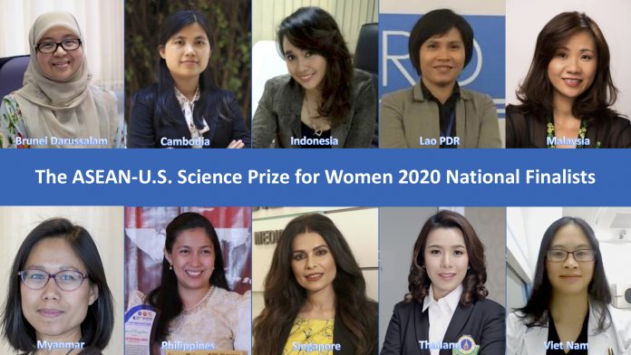 Finalists  for 2020 ASEAN-U.S. Science Prize for Women announced
