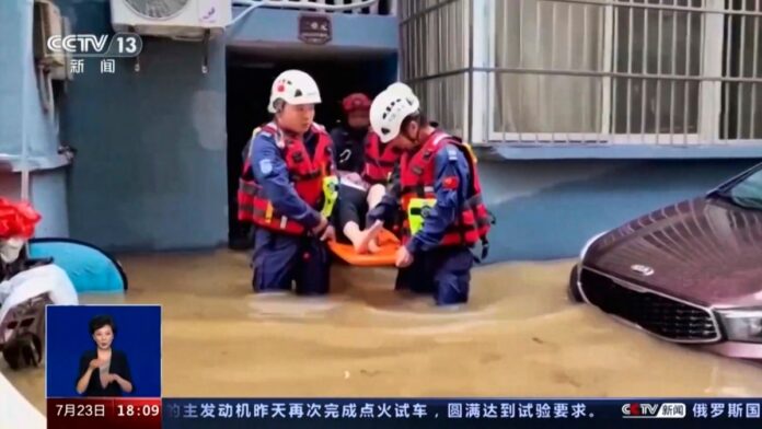 5 Dead, 1,500 Evacuated as Seasonal Floods Hit Eastern China