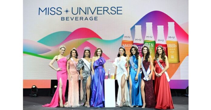 Miss Universe launches M*U Beverage, the first spin-off commercial line  encompassing Ready-To-Drink Functional beverages and Natural Alkaline Mineral Water sourced exclusively from Iceland.