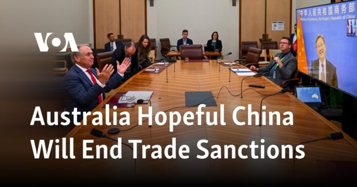 Australia Hopeful China Will End Trade Sanctions