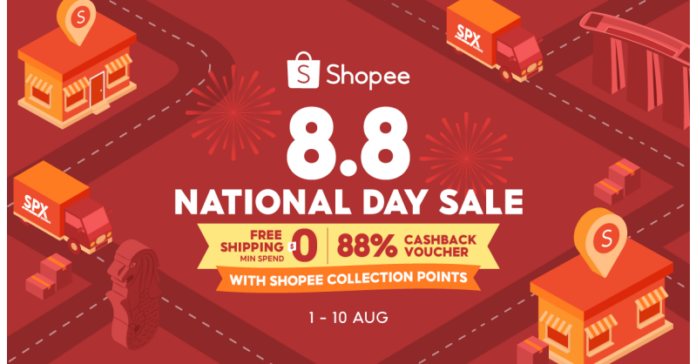 Celebrate National Day with Shopee’s 8.8 National Day Sale