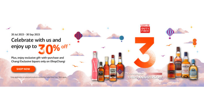 Toast to Lotte Duty Free's 3rd Anniversary Deals on iShopChangi