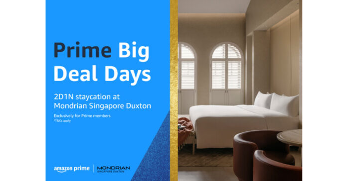 Amazon Singapore launches limited "Amazon Big Deal Suite" Staycation Experience for Prime Big Deal Days with the Mondrian Singapore Duxton