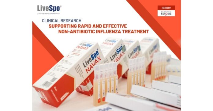 Livespo Navax – World’s first spore probiotics in nasal spray form triumphs in ongoing clinical trials tackling influenza-related respiratory inflammation