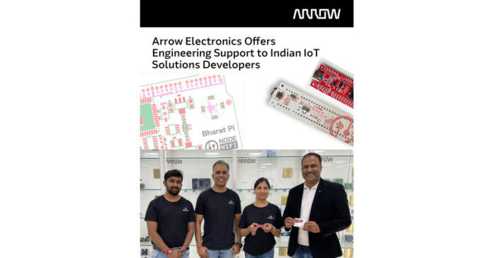 Arrow Electronics Offers Engineering Support to Indian IoT Solutions Developers