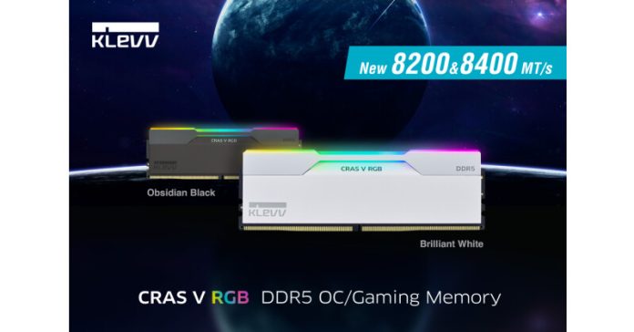 KLEVV แนะนำชุด CRAS V RGB พร้อม DDR5-8400 พร้อมรุ่น BRILLIANT WHITE ใหม่ทั้งหมด