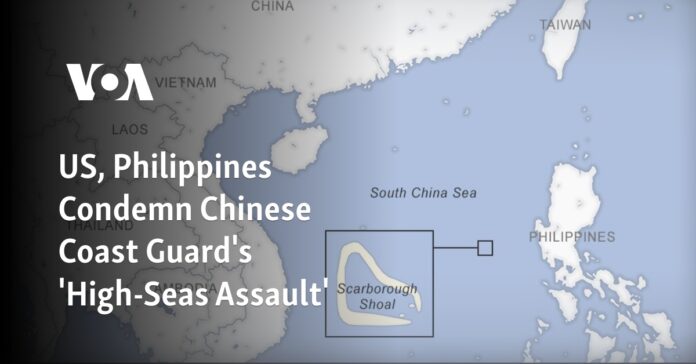 US, Philippines Condemn Chinese Coast Guard's 'High-Seas Assault'