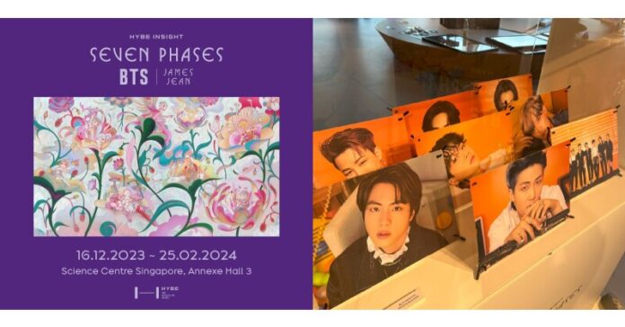 <[HYBE INSIGHT] BTS X JAMES JEAN: SEVEN PHASES EXHIBITION> Opens This December in Singapore