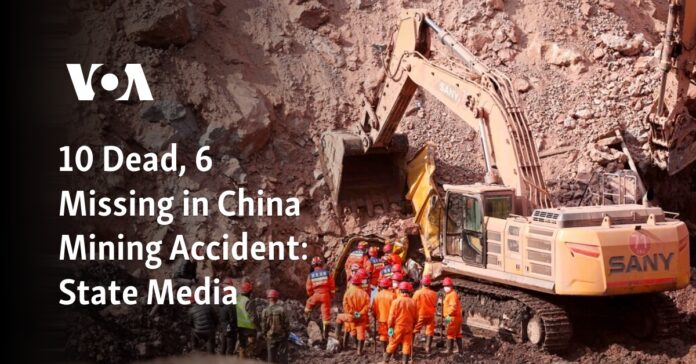 10 Dead, 6 Missing in China Mining Accident: State Media