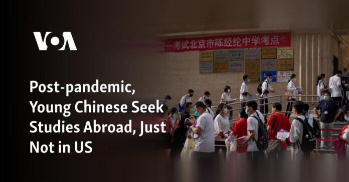 Post-pandemic, Young Chinese Seek Studies Abroad, Just Not in US