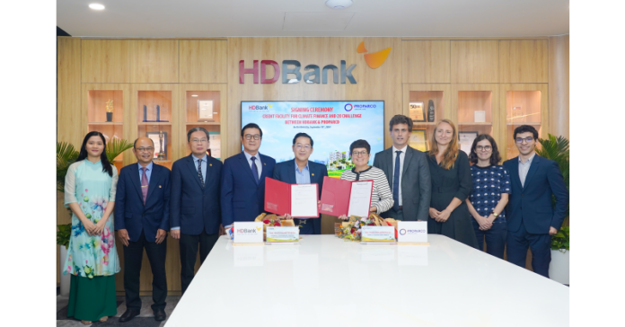 Increasing credit limit to $100 million, HDBank and Proparco promote climate finance and 2X Challenge initiative