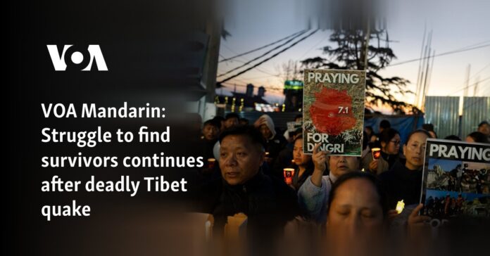 Struggle to find survivors continues after deadly Tibet quake